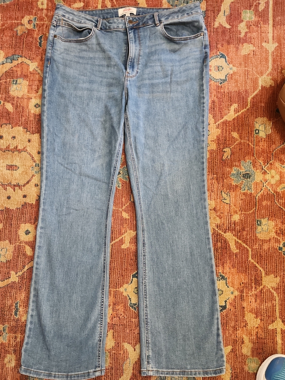 Wrangler Light Blue Flare Jeans for Women
